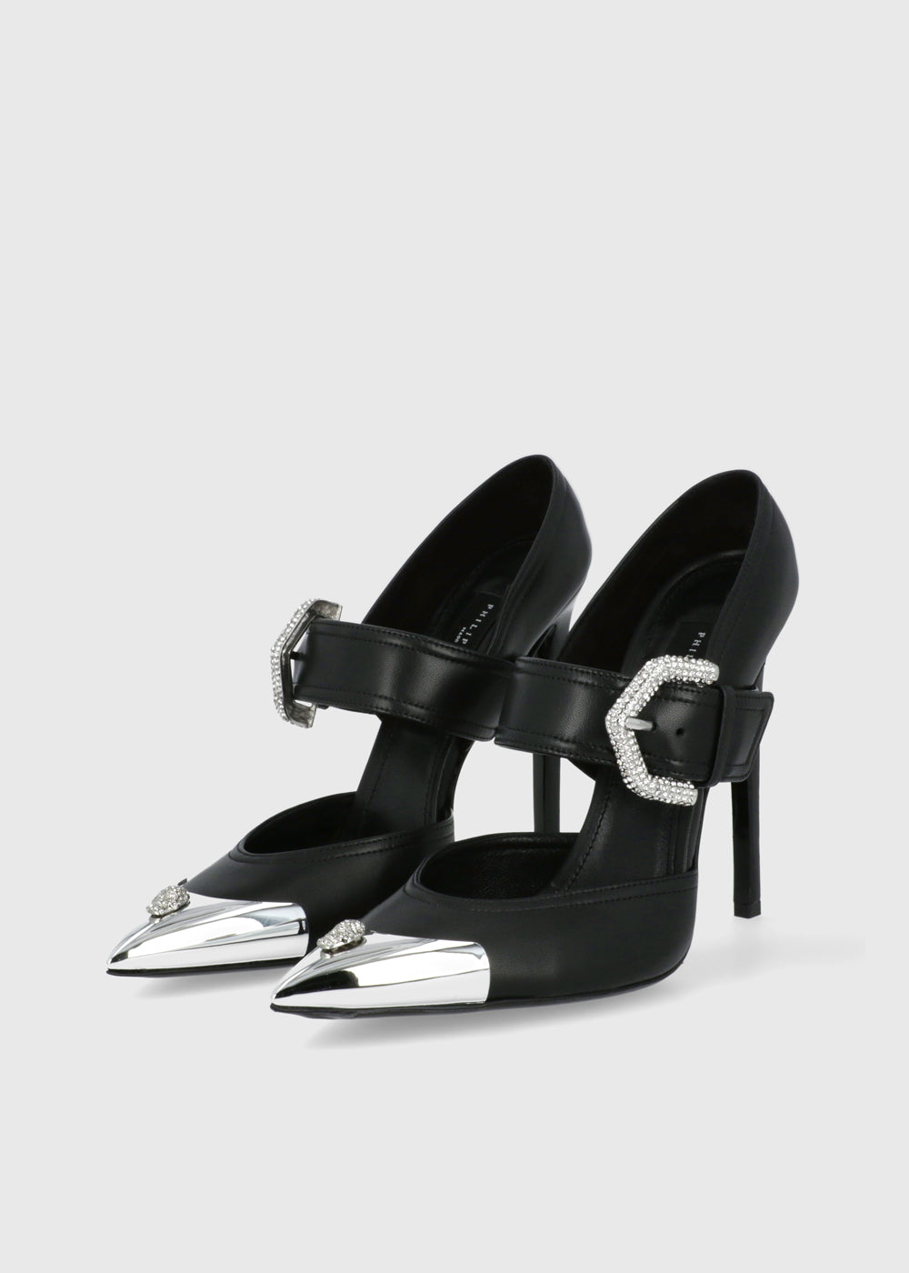 Philipp Plein Zapatillas Mules Skull Strass PLP-WSD0620