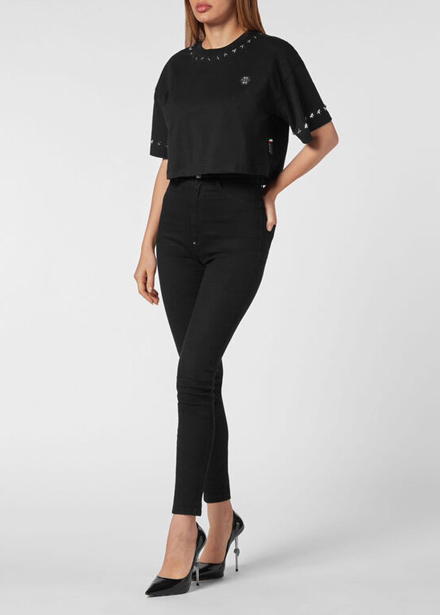 Philipp Plein T-shirt Crop PLP-WTK3331