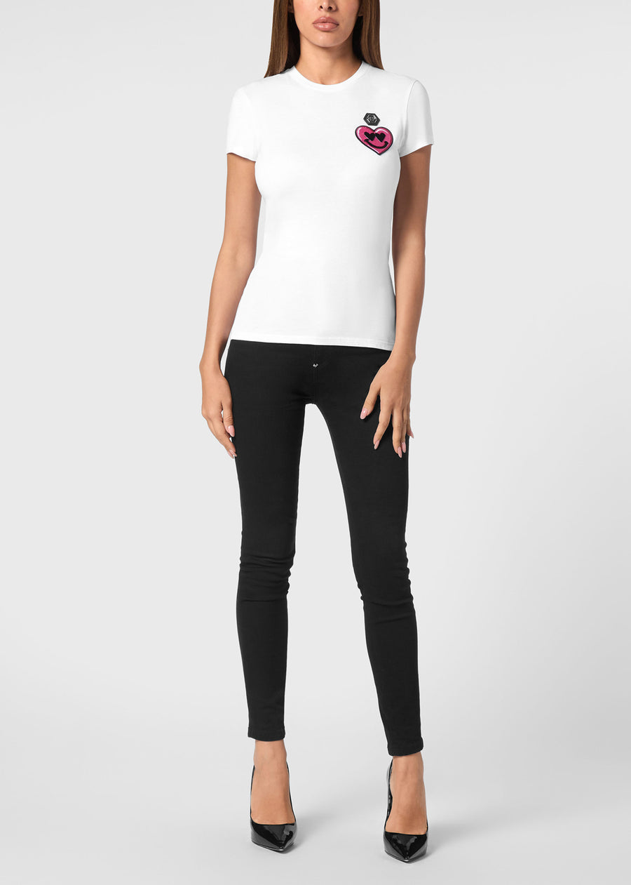 Philipp Plein T-Shirt Sexy Pure SS Patches PLP-WTK3604