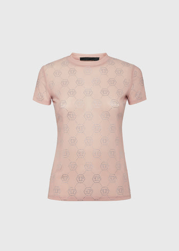 Philipp Plein T-Shirt con cristales PLP-WTK3702