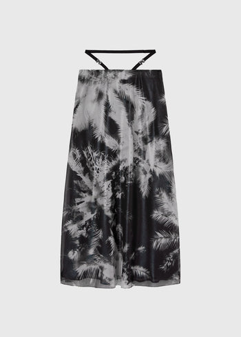 Palm Angels Falda estampada palmeras  PNG-PWCW005S