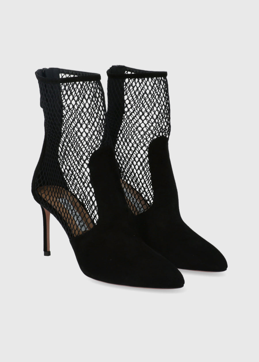 Aquazzura Botines de malla Brera QZR-BREMESBO