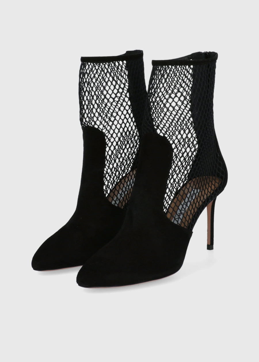 Aquazzura Botines de malla Brera QZR-BREMESBO