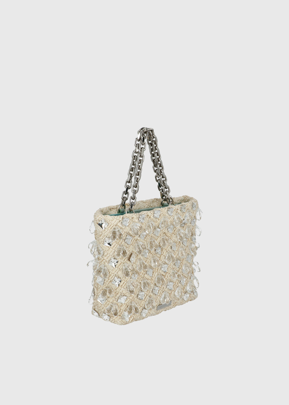 Aquazzura Bolso Crystal Cote QZR-CRYCOMIB