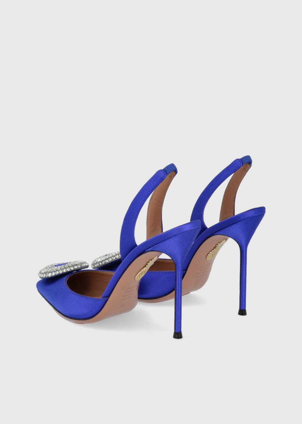 Aquazzura Zapatillas Crystal Hoop Sling 105 QZR-CRYSHOSL