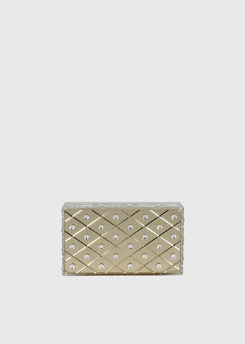Aquazzura Clutch Dorado  QZR-DECOCLUT