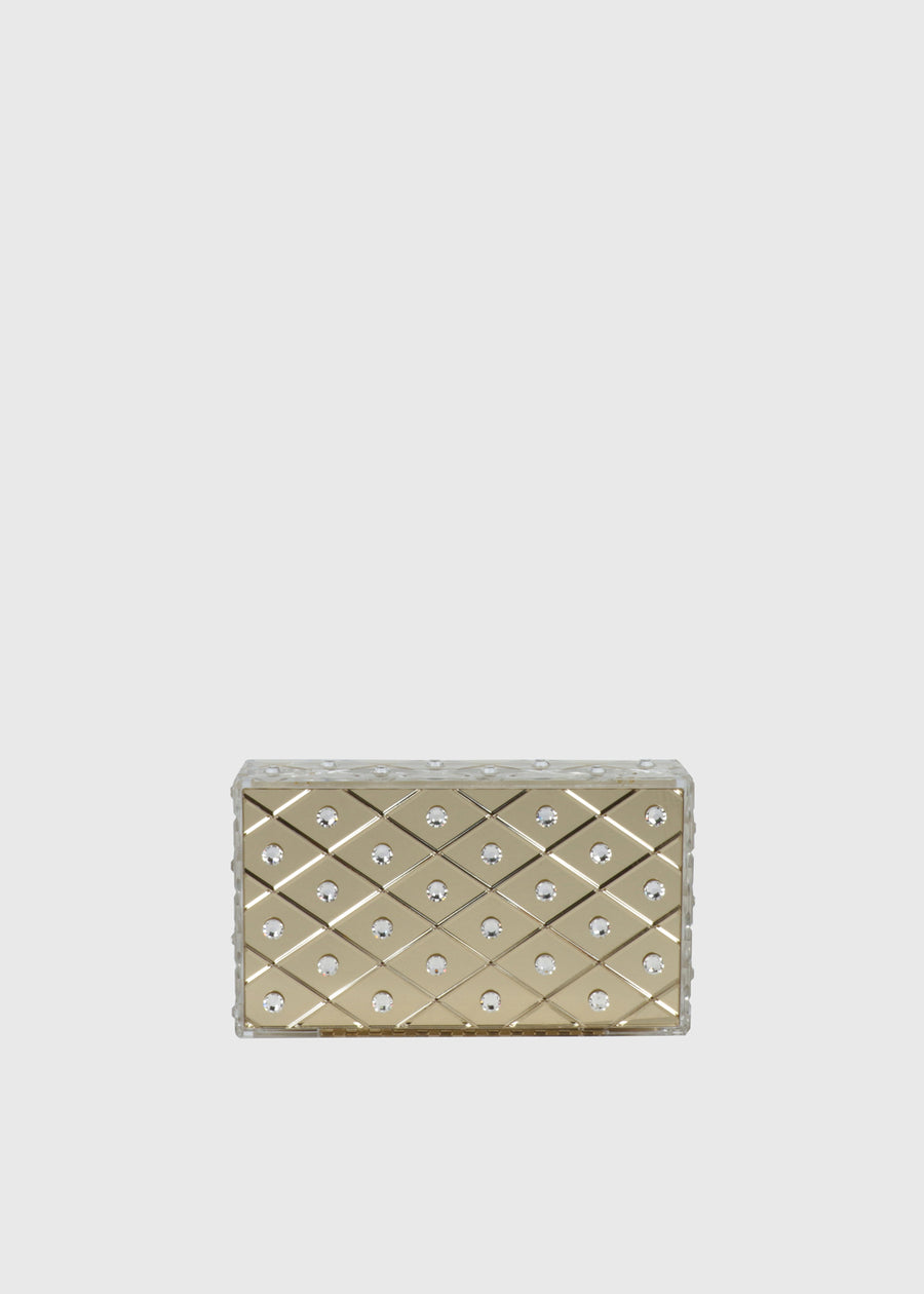 Aquazzura Clutch Dorado  QZR-DECOCLUT