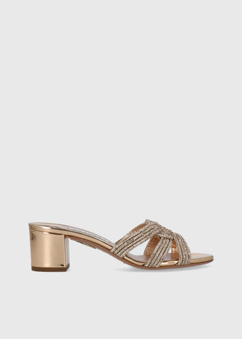Aquazzura Sandalias Mules Felix QZR-FECRMU50