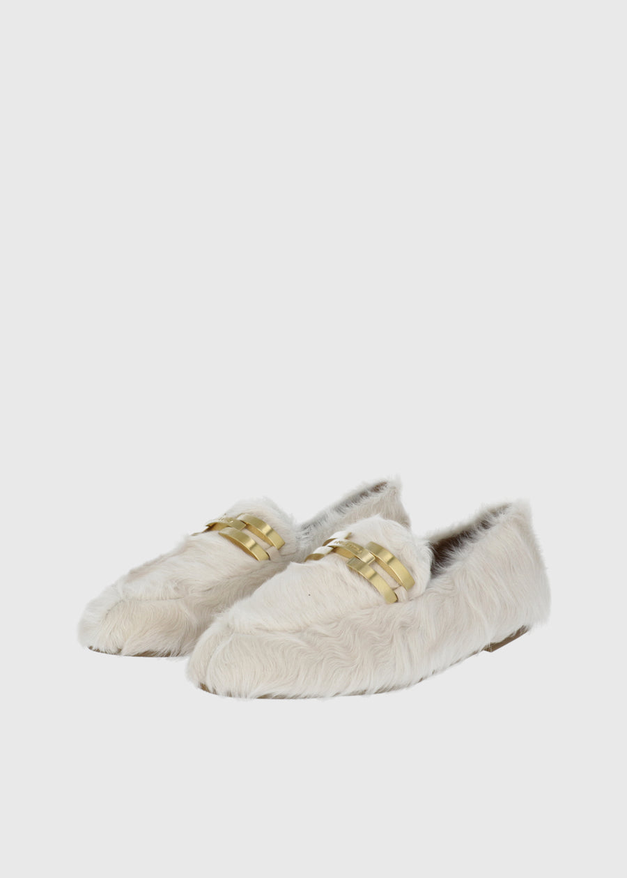Aquazzura Mocasines Furry Brandi QZR-FURRYBRM