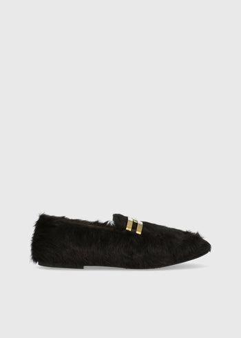 Aquazzura Mocasines Furry Brandi QZR-FURRYBRM