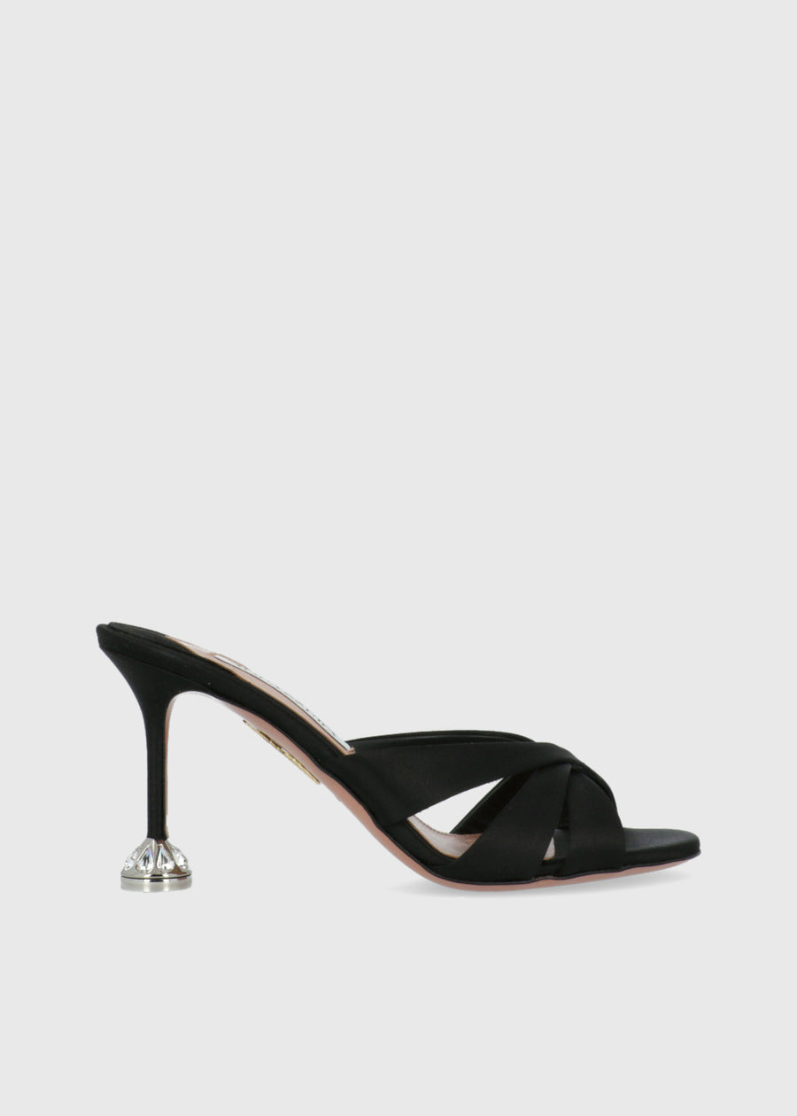Aquazzura Sandalias Altas KISS ME QUICK CRYSTAL  QZR-KIQUICRM