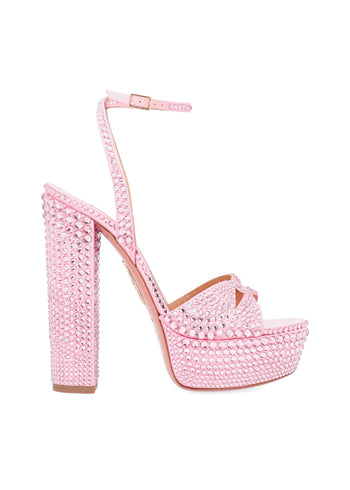 Aquazzura Plataformas Sinner Crystal  QZR-SINCRYPL