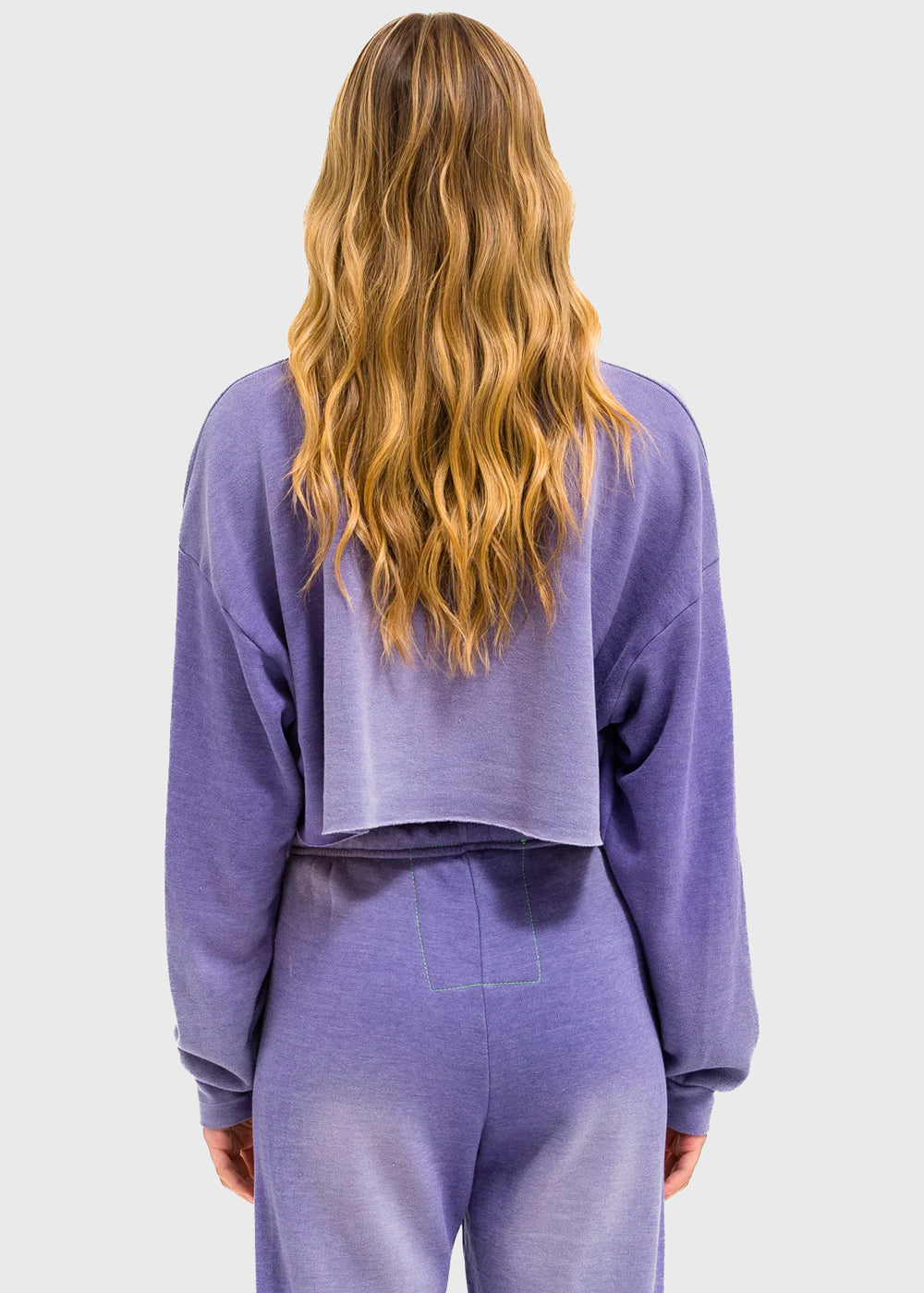 Aviator Nation Sudadera Crop VTN-SWCRXLOV