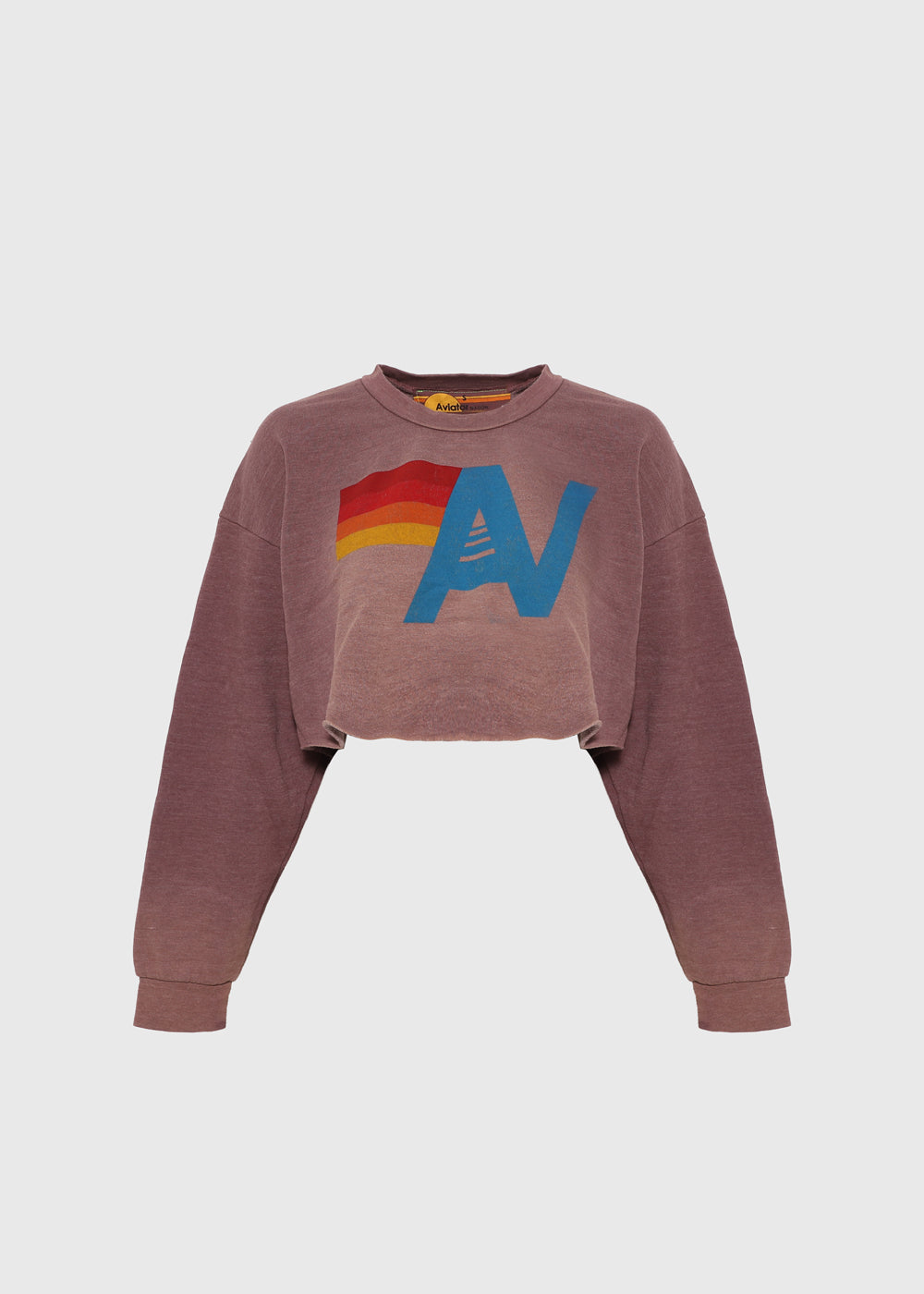 Aviator Nation Sudadera Crop VTN-SWCRXLOV