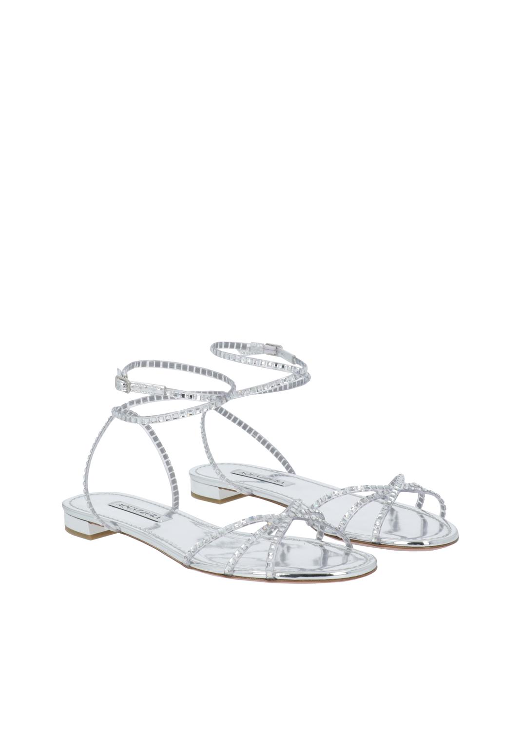 Aquazzura sandalias flats Dance Plexi QZR-DANCEPFL