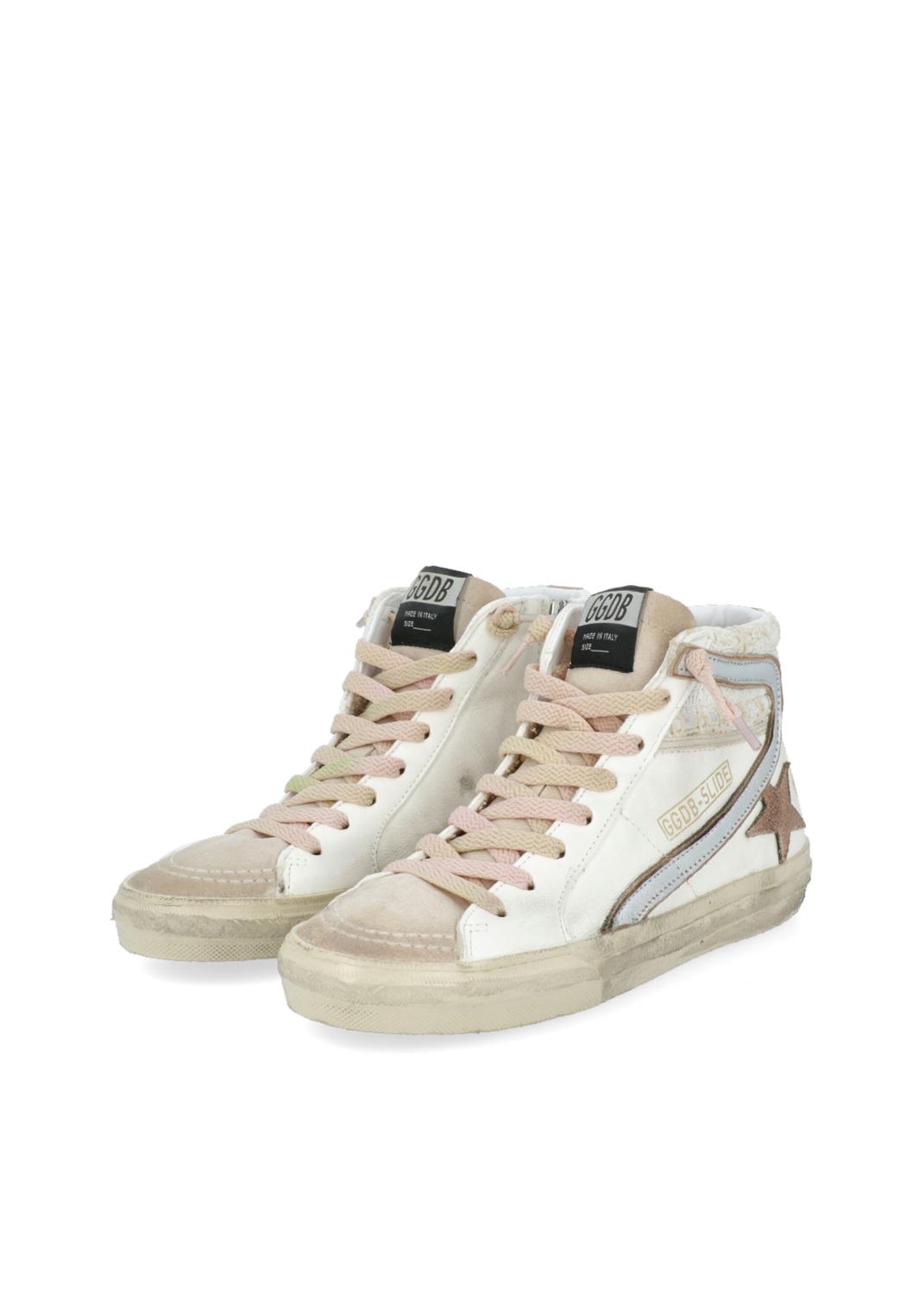 Golden Goose tenis altos Slide para mujer GLG-ZDSLIDE